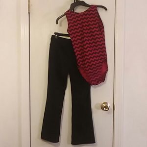 Flip Flop Leos   gymnastic leotard and pants 8